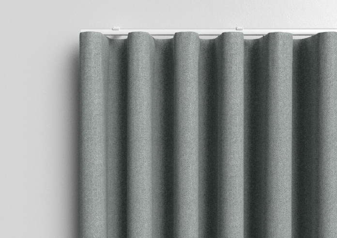 Soft Chevron, Soft Black - Made to Measure Curtains - Image 14
